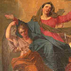 Noueilles : l'Assomption de la Vierge (détail)